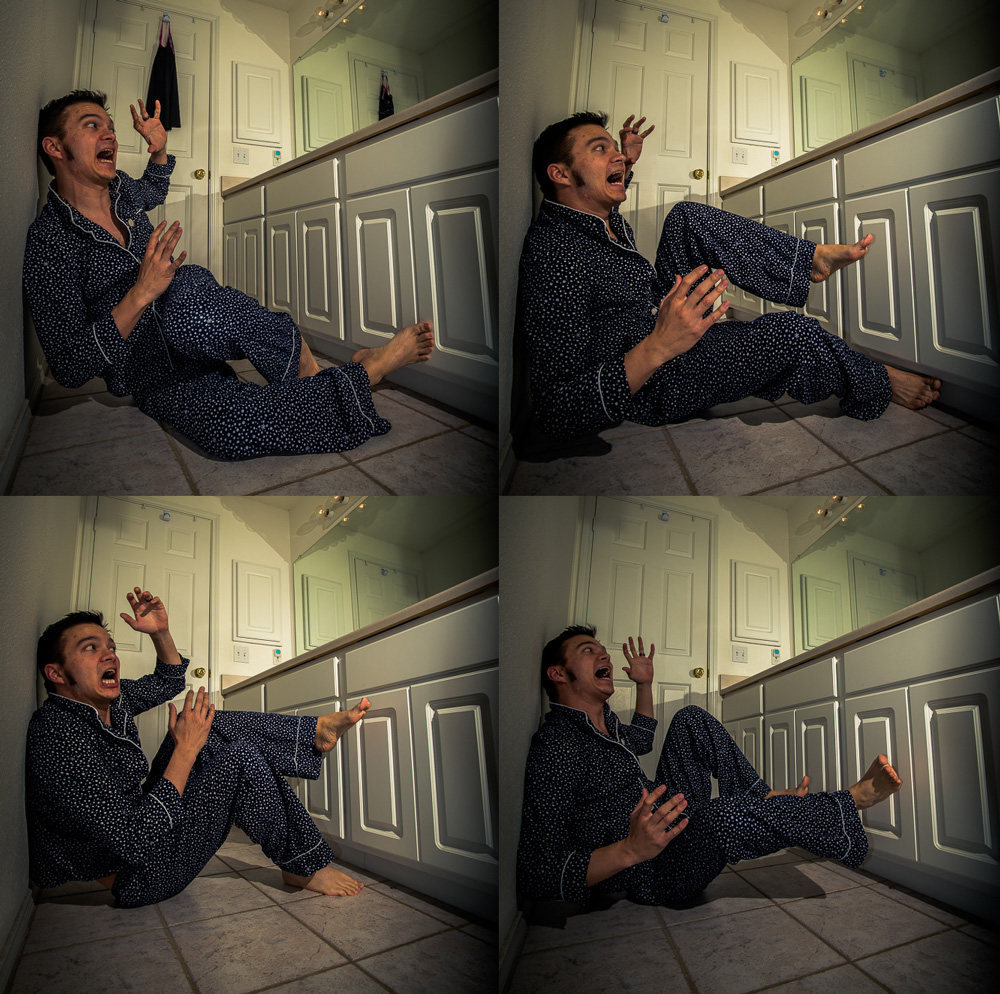 A few outtakes of me acting a fool on the floor